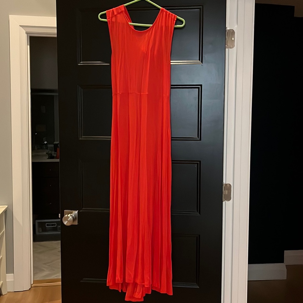 Kenneth Cole Orange/Coral Maxi Dress